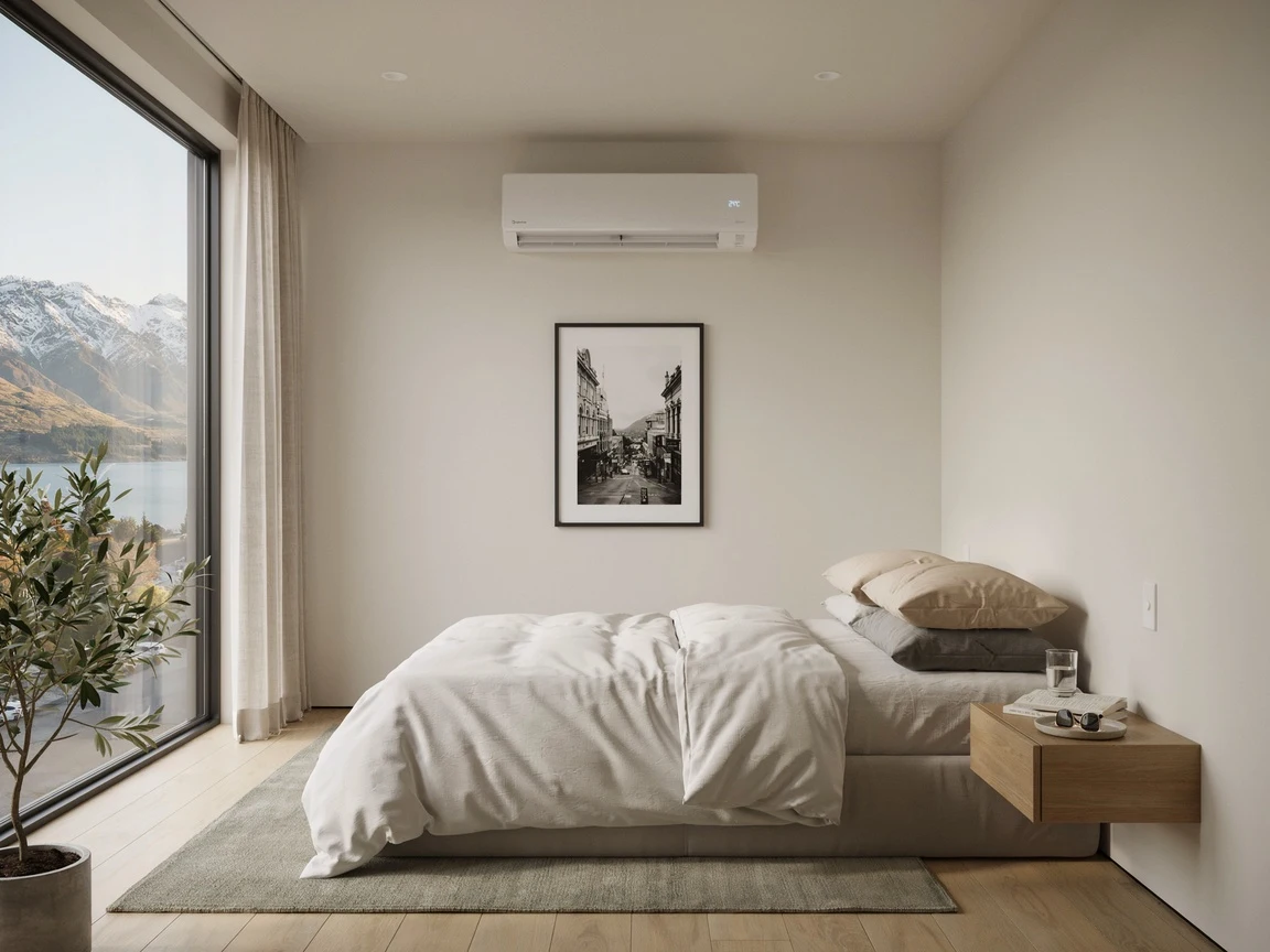 Heat pump quote consultation in a Queenstown home